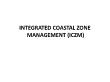 Môi trường - Integrated coastal zone management (iczm)