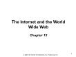 PR truyền thông - Chapter 12: The internet and the world wide web