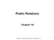 PR truyền thông - Chapter 14: Public relations