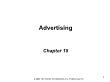 PR truyền thông - Chapter 15: Advertising