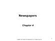 PR truyền thông - Chapter 4: Newspapers