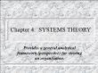 PR truyền thông - Chapter 4: Systems theory