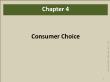 Quản trị kinh doanh - Chapter 4: Consumer choice