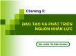 Quản trị kinh doanh - Chương 5: Đào tạo và phát triển nguồn nhân lực