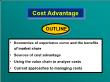 Quản trị kinh doanh - Cost advantage