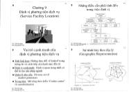 Quản trị nghiệp vụ - Chương 9: Định vị phương tiện dich vụ