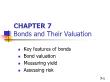 Tài chính doanh nghiệp - Chapter 7: Bonds and their valuation