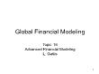 Tài chính doanh nghiệp - Global financial modeling