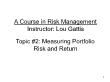 Tài chính doanh nghiệp - Topic 2: Measuring portfolio risk and return