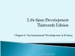 Tâm lý học - Chapter 6: Socioemotional development in infancy
