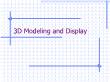 Thiết kế flash - 3D modeling and display