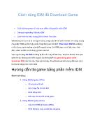 Thủ thuật phần mềm - Cách dùng IDM để Download Game