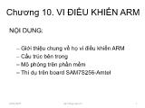 Tin học văn phòng - Chương 10: Vi điều khiển ARM