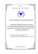 Kiến thức, thái độ và nhu cầu giáo dục giới tính của học sinh hai trường trung học phổ thông Nguyễn Đức Cảnh và Nguyễn Trãi, tỉnh thái bình năm 2016