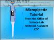 Y khoa, dược - Micropipette tutorial from the office of science lab technical assistant ccc