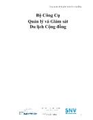 Bộ Công Cụ Quản lý và Giám sát Du lịch Cộng đồng