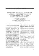 Engineering geological analysis for landslide susceptibility mapping in gia nghia volcanous area, Dak Nong province, Vietnam