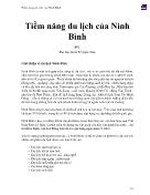 Tiềm năng du lịch của Ninh Bình