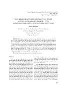 Xác định hệ số phản hồi âm của cá khế alepes djeddaba (forsskål, 1775) bằng phương pháp ex-Situ ở biển Việt Nam