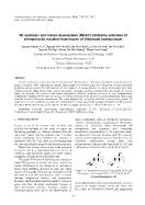 3D cytotoxic and histon deacetylase (HDAC) inhibitory activities of triterpenoids isolated from leaves of Viburnum sambucinum