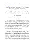 Ammonium transport experiments in soil columns: estimating transport parameters - Nguyễn Thị Minh Trang