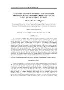 Anaerobic digestion of sludge in wastewater treatment plant for energy recovery – a case study of Hanoi urban district - Thi Thuy Bui