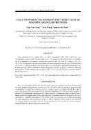 Angle-Dependent transmission for visible light of magnetic granular thin films - Giap Van Cuong