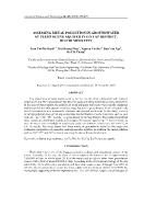 Assessing metal pollution in groundwater at pleistocene aquifer in Go Vap district, Ho Chi Minh city - Tran Thi Phi Oanh