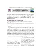 Assessment and Simulation of Impacts of Climate Change on Erosion and Water Flow by Using the Soil and Water Assessment Tool and GIS: Case Study in Upper Cau River basin in Vietnam