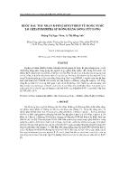 Bước đầu thu nhận r-Phycoerythrin từ rong nước lợ cheatomorpha sp. đồng bằng sông Cửu Long - Hoàng Thị ngọc Nhơn