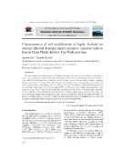 Characteristics of soil acidification of haplic Acrisols on ancient alluvial deposits under intensive cassava cultivation in Chau Thanh district, Tay Ninh province
