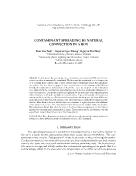 Contaminant spreading by natural convection in a box