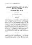 Covalent conjugation of antibody and gold nanoparticle for development of lateral flow immunoassay test strip - Truong Quoc Phong