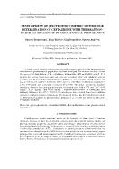 Development of spectrophotometric method for determination of ceftazidime with the bratton– marshall reagent in pharmaceutical preparation