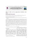 Effect of silicic acid on aggregation of hydrous ferric oxide