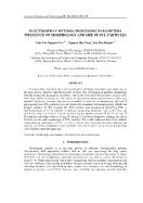 Electrospray method: processing parameters influence on morphology and size of pcl particles - Linh Viet Nguyen Vu