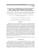 Extraction of chondroitin sulfate from chicken keel cartilage by combined applicationof ultrasound treatment and alcalase hydrolysis - Truong Ngoc Thao