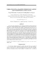 Fabrication of fe3o4 magnetic fluid by poly (acrylic acid) for biomedical applications - Vuong Thi Kim Oanh