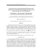 Influence of saturation magnetization and viscosity on specific loss power for cofe2o4 and mnfe2o4 magnetic nanoparticles - Luu Huu Nguyen