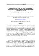 Modification of oxidized activated carbon surface by fe and mn for arsenic removal from aquerous solution - Pham Thi Hai Thinh