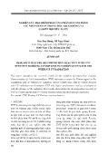 Nghiên cứu đặc điểm phản ứng phân hủy tnt bằng tác nhân fenton trong điều kiện không và có kết hợp bức xạ uv - Đào Duy Hưng