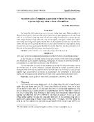 Nguồn gốc ô nhiễm asen đối với nước ngầm tại huyện Đạ Tẻh, tỉnh Lâm Đồng