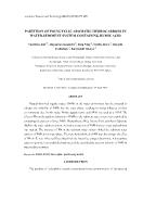 Partition of polycyclic aromatic hydrocarbons in water-Sediment system containing humic acid - Van Dieu Anh