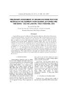 Preliminary assessment of organochlorine pesticide residues in the sediment from several estuaries and tam giang - Cau hai lagoon, Thua Thien Hue, 2005