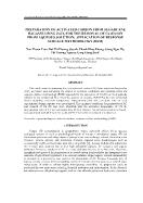 Preparation of activated carbon from sugarcane bagasse using zncl2 for the removal of cu (II) ion from aqueous solution: Application of response surface methodology (rsm) - Van Thuan Tran