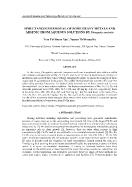 Simultaneous removal of some heavy metals and arsenic from aqueous solutions by phragmites australis - Tran Thi Huyen Nga