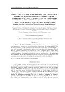 Structure, electrical properties, and application posibility as solid oxide fuel cells cathode materials of (la2nio4±δ)1-X(batio3)x(x=0.0-0.5) composites - Le Thi Anh Thu