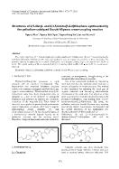 Structures of 2,5-Diaryl- and 2,3,5,6-tetra[3,2-b]thiophene synthesized by the palladium-catalyzed Suzuki-Miyaura cross-coupling reaction