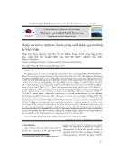 Study on active tectonic faults using soil radon gas method in Viet Nam