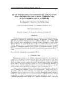 Study on influence of temperature and duration of hydrothermal treatment to properties of nano ferrite nife2o4 materials - Tran Quang Dat